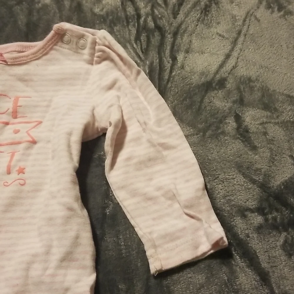 Baby B'Gosh Baby Girl's Stripe Long Sleeve Onesie